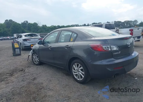 2013 Mazda Mazda3 I Touring из США, поврежденный, VIN JM1BL1V7XD1827094